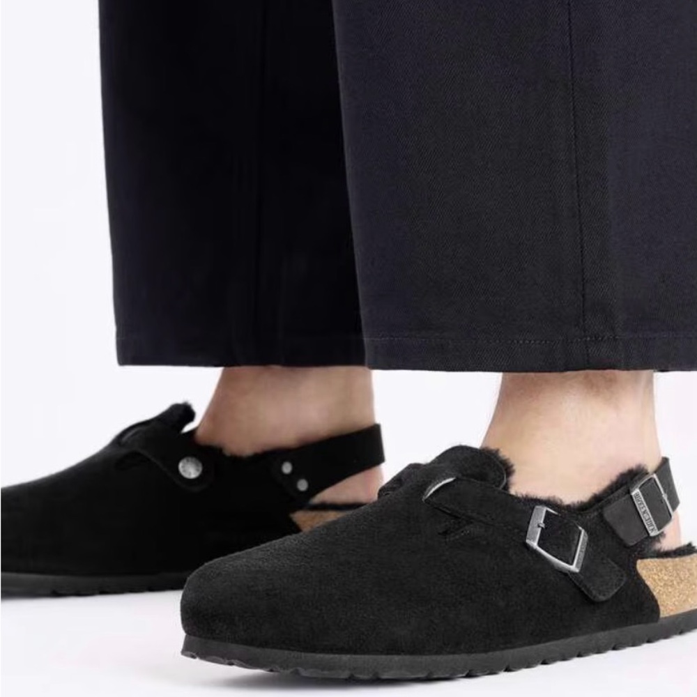 Birkenstock Tokio Shearling, Size 38